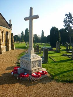 The War Memorial at the Cemetery